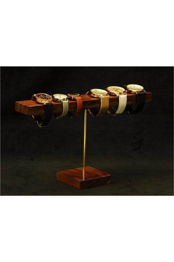 Tiydem Mücevher Bilezik / Bileklik / Saat Teşhir Standı, Vitrin Ahşap Takı Teşhir Standı (Tekli 10 Cm) - Image 1