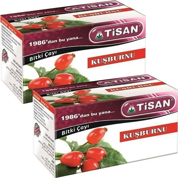 Tisan Kuşburnu Bitki Süzen Poşet Çay 2 x 20'li - Image 1