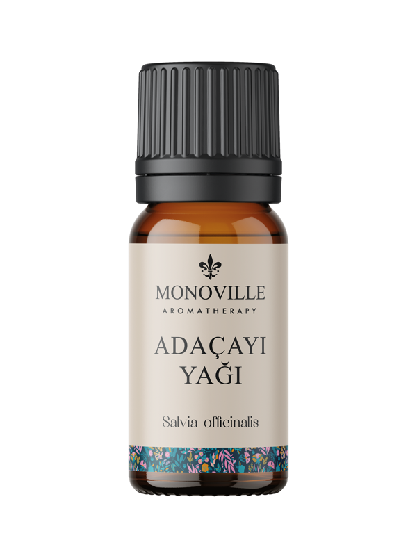 Adaçayı ( Acı Elma ) Uçucu Yağı 10 ml %100 Saf ve Doğal (Sage Essential Oil) - Image 1
