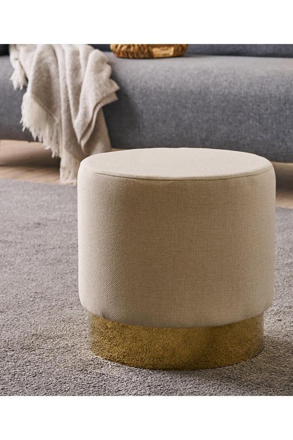 Favora Bodrum Puf - Krem - Image 1