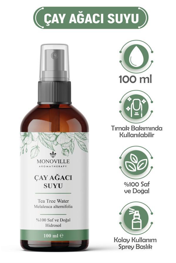 Çay Ağacı Suyu Cilt Ve Saç Toniği 100 ml (Tea Tree Water) - Image 1
