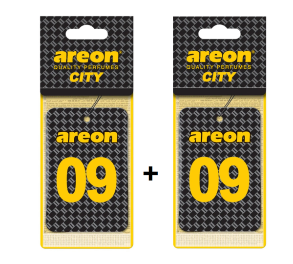 Areon City Vanilla Black 09 Oto Araç Kokusu (2li ) - Image 1