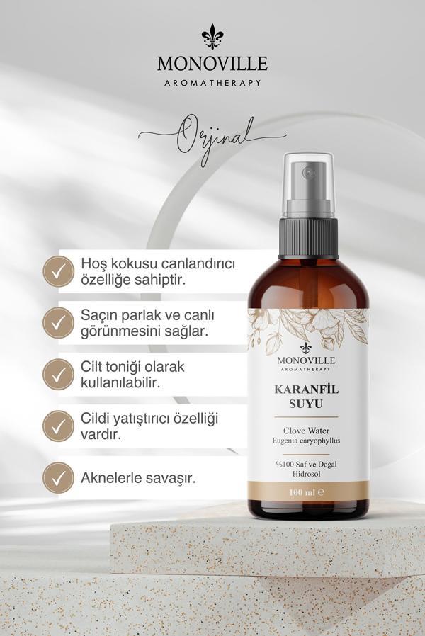 Karanfil Suyu Canlandırıcı Cilt Toniği 100 ml (Clove Water) - Image 1