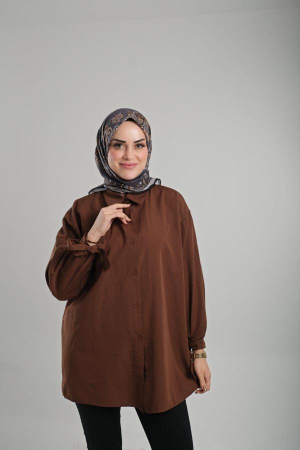 Giverny Taş Desenli Eşarp Kesik Elyaf Pamuksu Etnik Dijital Baskılı 202207_46 - Image 1