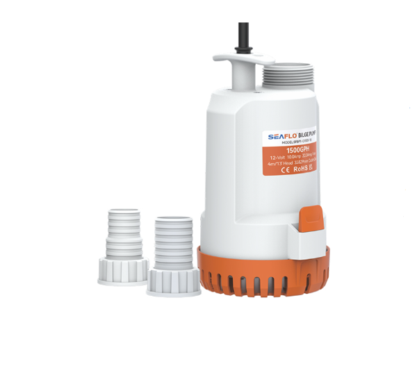 Seaflo üsten çıkış Sintine Pompası 2000 Gph 12 V - Image 1