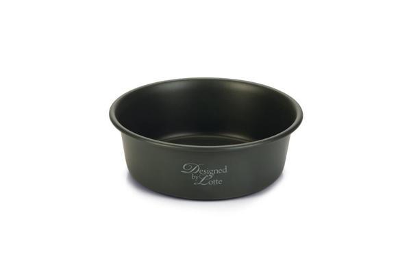 Beeztees DBL Köpek Mama Su Kabı, Mat Siyah Paslanmaz Çelik, 16cm, 940ml - Image 1
