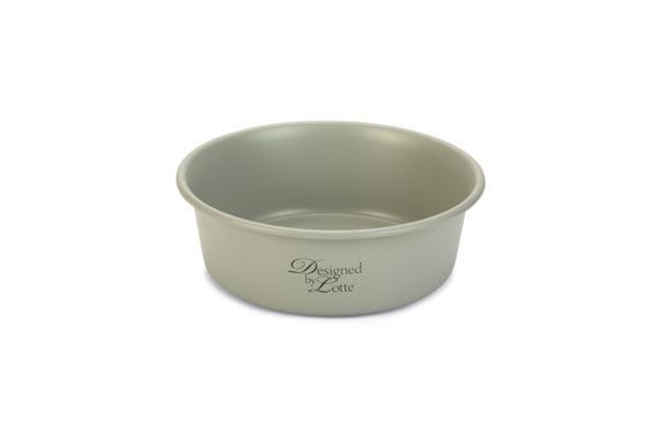 Beeztees DBL Köpek Mama Su Kabı, Mat Gri Paslanmaz Çelik, 16cm, 940ml - Image 1