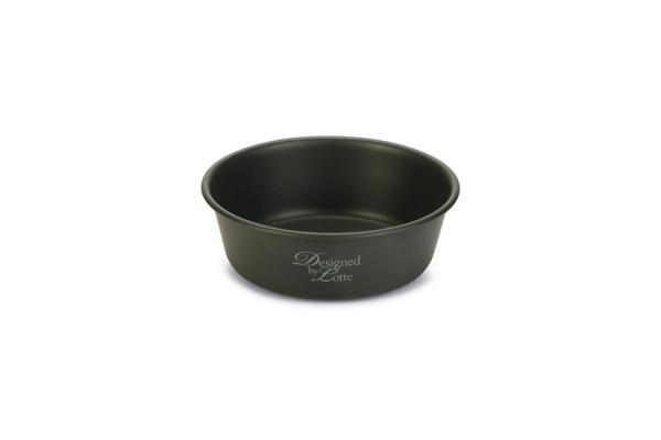 Beeztees DBL Köpek Mama Su Kabı, Mat Siyah Paslanmaz Çelik, 13cm, 470ml - Image 1