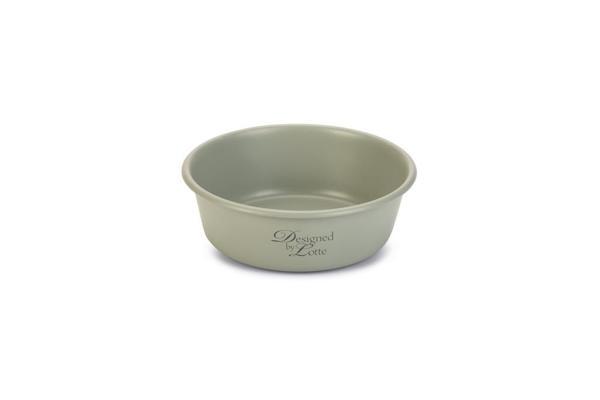 Beeztees DBL Köpek Mama Su Kabı, Mat Gri Paslanmaz Çelik, 13cm, 470ml - Image 1
