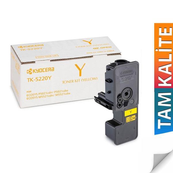 PlusPrint TK-5220 Kyocera Ecosys P5021CDW Uyumlu Muadil Toner Sarı - Image 1