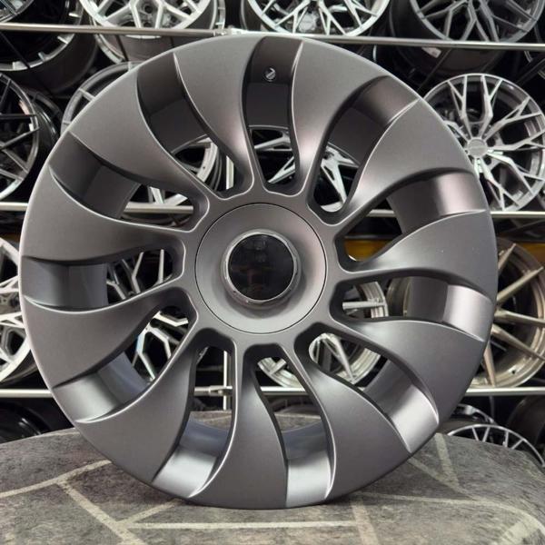 19 inç 5x114.3 Tesla Model Y Mat Titanyum Jant Modeli (4 Adet) - Image 1