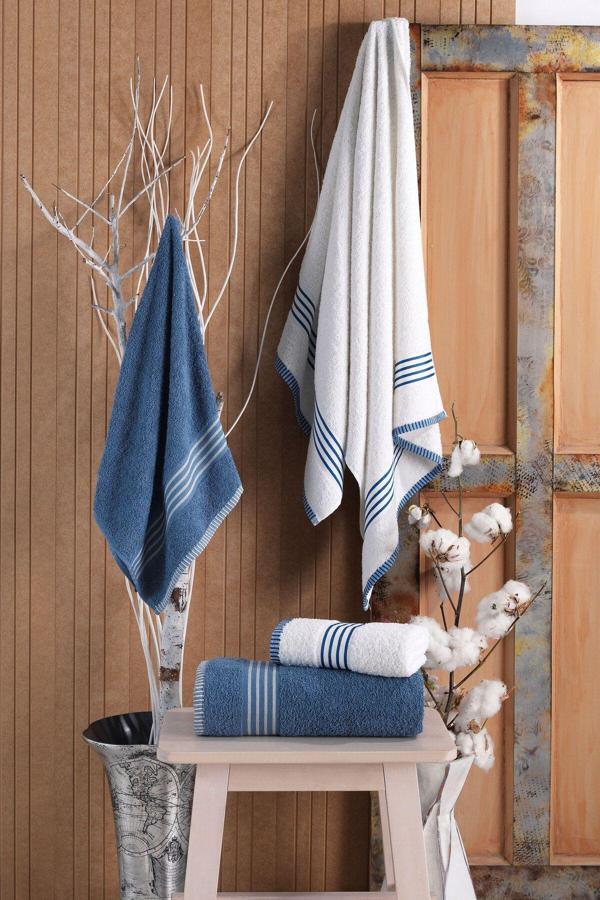 Denia Home Textile Nova 4'Lü Banyo Havlu Seti - Image 1