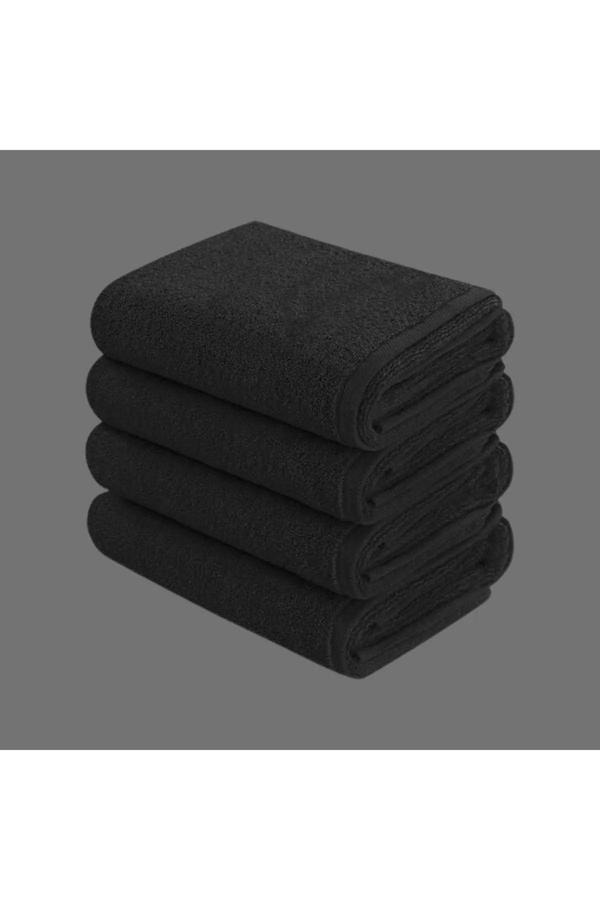 Denia Home Textile İndantren Boyama 4'Lü Havlu Seti / Boya Ve Leke Tutmaz / Kuaför-Spor-Fitness-Otel-Berber - Image 1