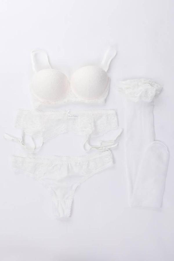 Pierre Cardin Kadın Straplez Dantelli Jartiyer Takım - Image 1