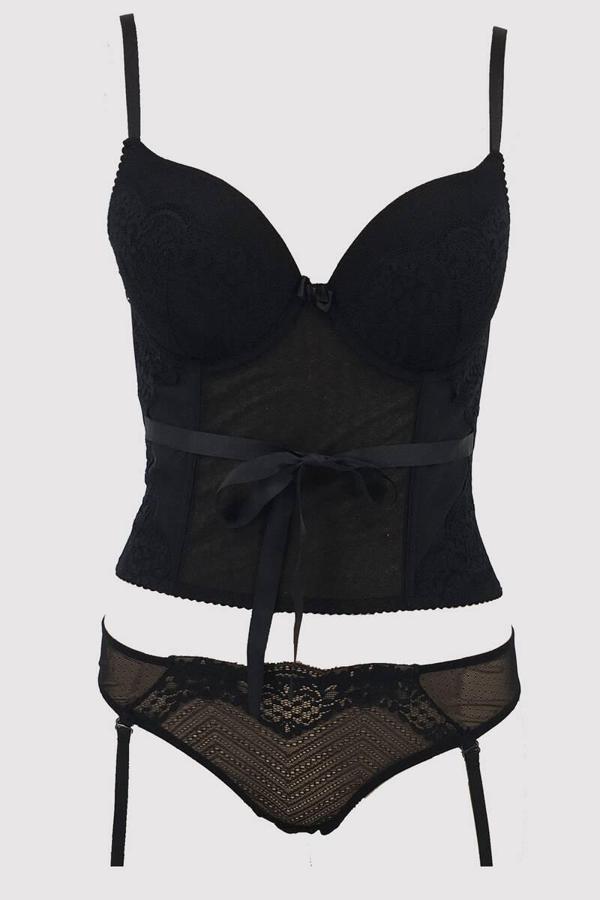 Pierre Cardin Kadın Destekli Büstiyer Jartiyer Takım - Image 1