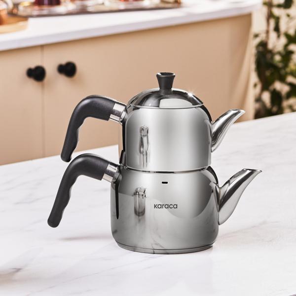 Karaca Nero Maxi Çaydanlık Takımı Siyah - Image 1