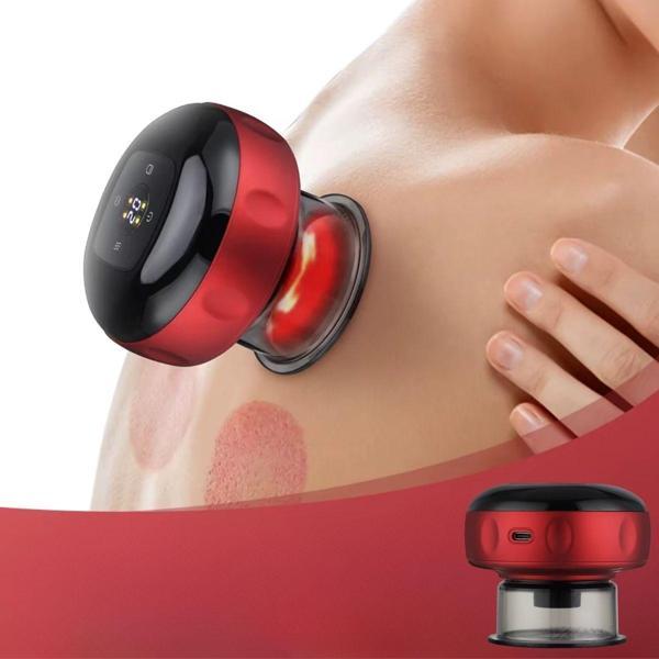BUFFER® 12 Kademeli Sıcaklık Emişli Bardak Çekme Terapisi, Vakumlu Masaj Aleti,Terapi Cihazı Gua Sha - Image 1