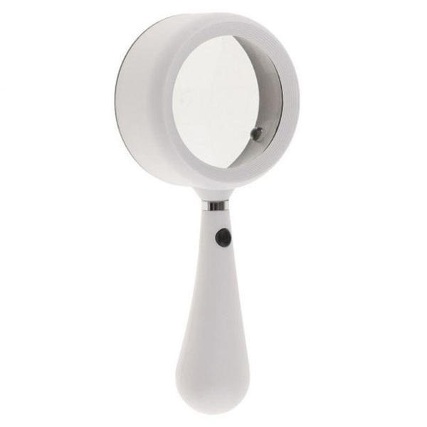Büro Ev Ofis Hediyesi için 60x35MM Işıklı Büyüteç Okuma Çalışma El Büyüteci - Image 1