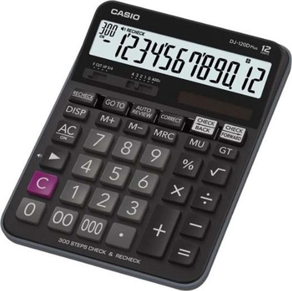 Casio İşlem Kontrollü 12 Hane Masa Üstü Hesap Makinesi DJ-120D Plus - Image 1
