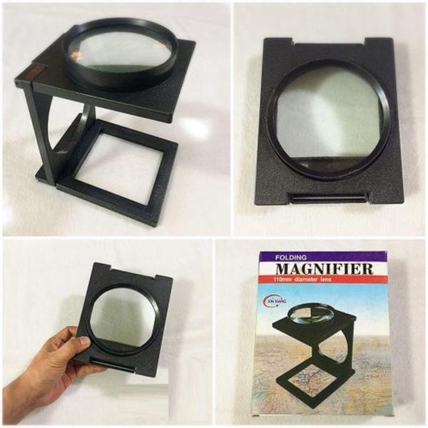 Büro Ev Ofis için 110MM Katlanır Büyüteç Masaüstü Proje Çizimi Çalışma Büyüteci - Image 1