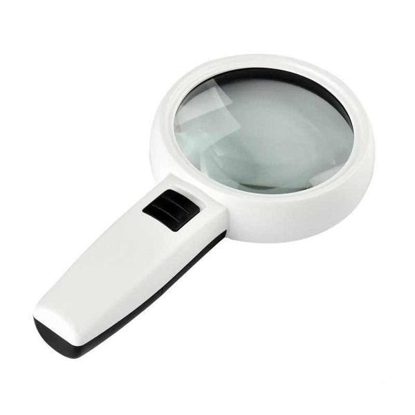 Büro Ev Ofis için 5X 95MM 3LED Büyüteç Takı Okuma Para Kontrol Büyüteci - Image 1