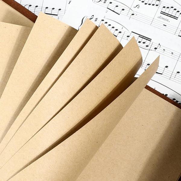 Büro Ev Ofis Hediyesi için Deri Yapım Yaprak Desenli Defter - Image 1