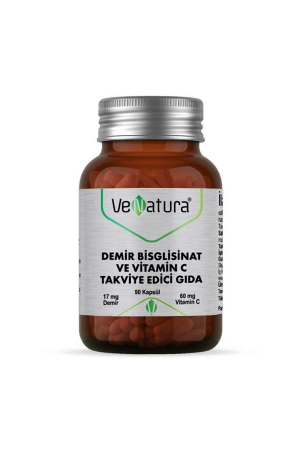VeNatura Demir Bsg Ve Vitamin C 90 Kapsül - Image 1