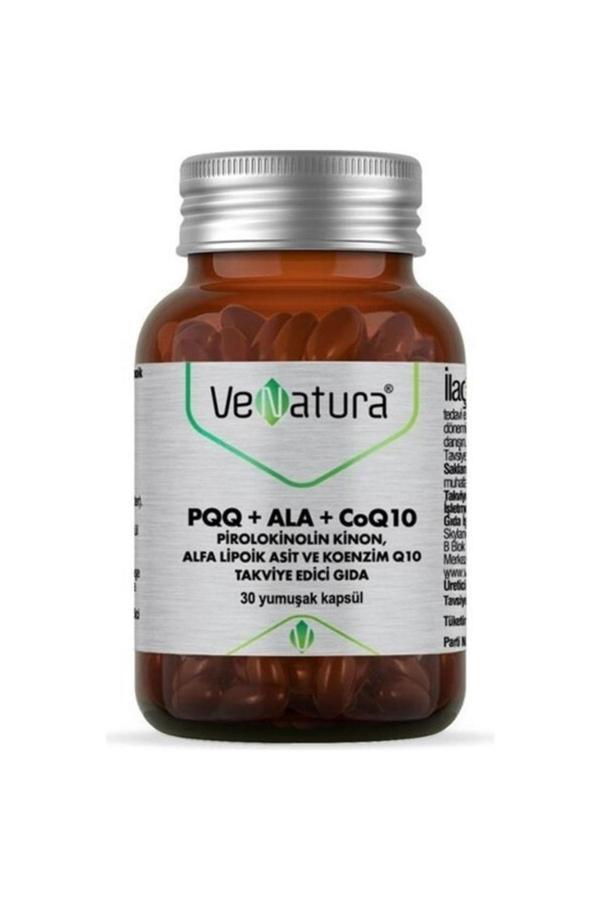 VeNatura PQQ+ALA+KoenzimQ10+Alfa Lipoik Asit 30 Kapsül - Image 1