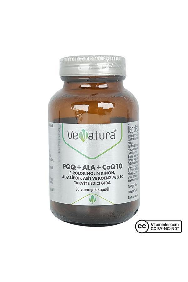 VeNatura PQQ+ALA+KoenzimQ10+Alfa Lipoik Asit 30 Kapsül - Image 1