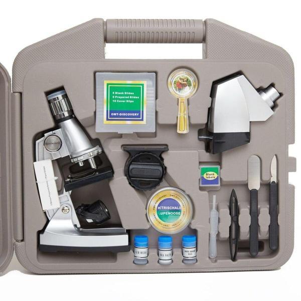 Büro Ev Ofis için 50X-1200X  6MOD Eğitici Projektörlü Mikroskop Seti - Image 1