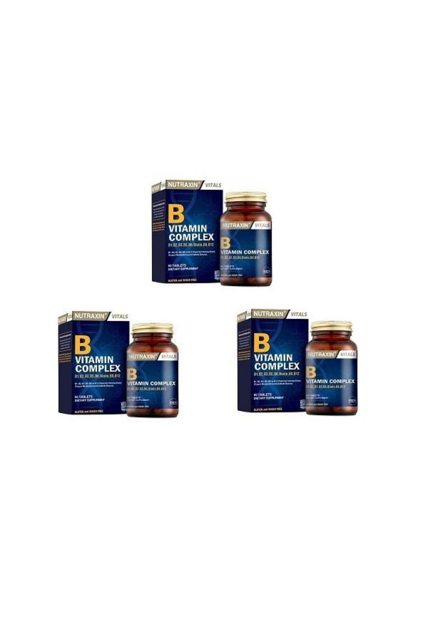 Nutraxin B Complex 60 Tablet 3 Adet - Image 1
