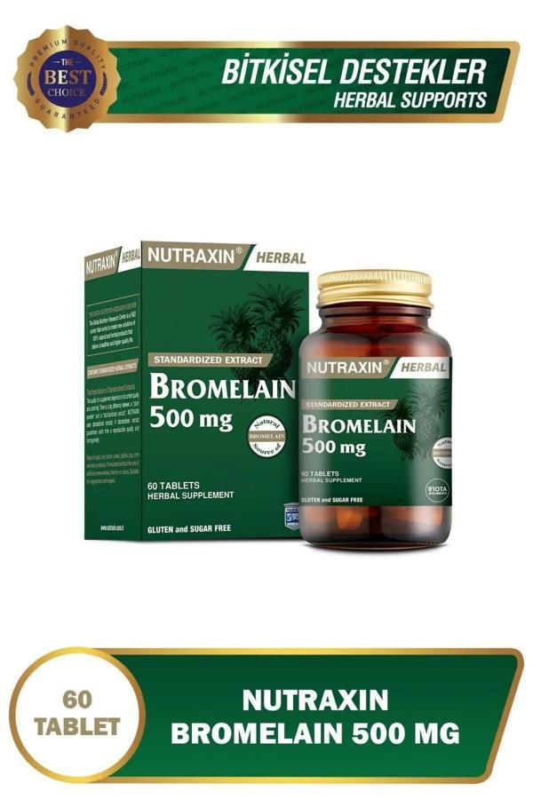 Nutraxin Bromelain 60 Kapsül - Image 1