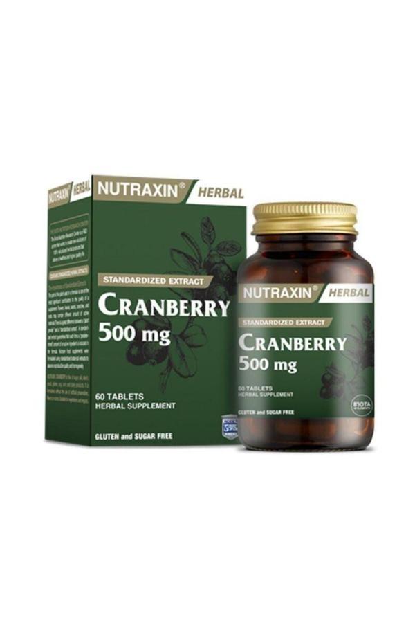 Nutraxin Cranberry 500 Mg 60 Tablet - Image 1