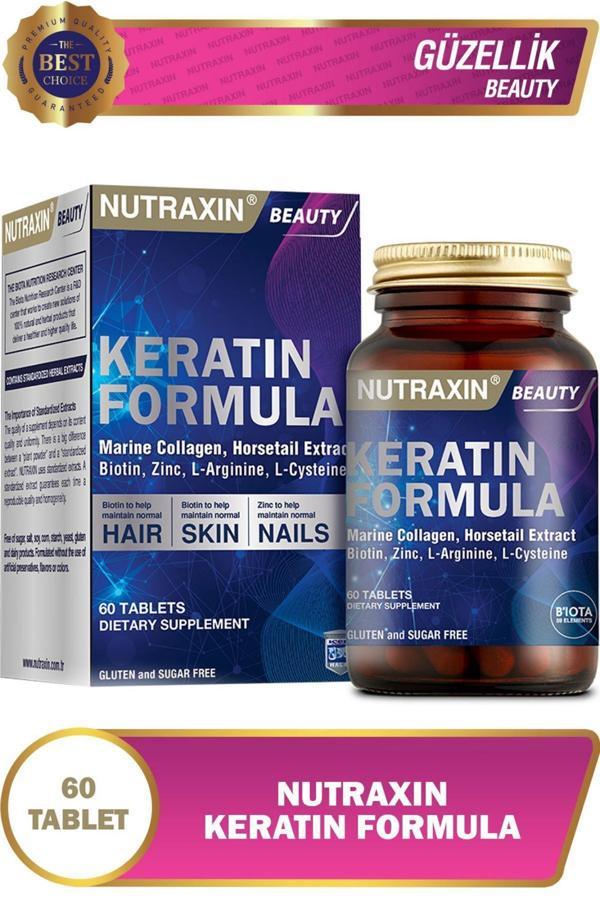Nutraxin Keratin Formula 60 Tablet - Image 1