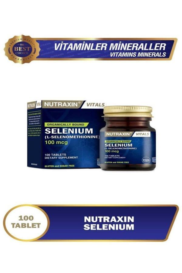 Nutraxin Selenium 100 mcg 100 Tablet - Image 1