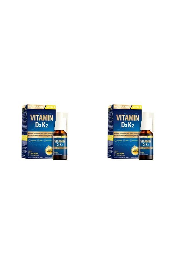 Nutraxin Vitamin D3K2 30 ml 2 Adet - Image 1