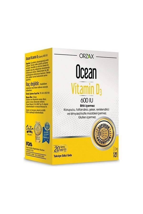 Ocean Vitamin D3 600 IU Sprey 20ml - Image 1