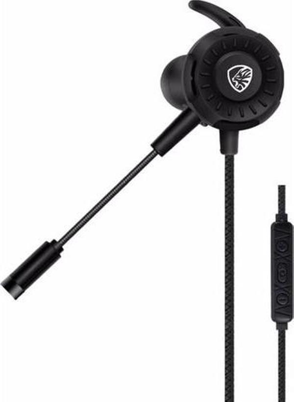 Hytech Hy-Gk1 3,5 Oyuncu Gamer Esnek Mikrofonlu Siyah Kulakiçi Kulaklık - Image 1