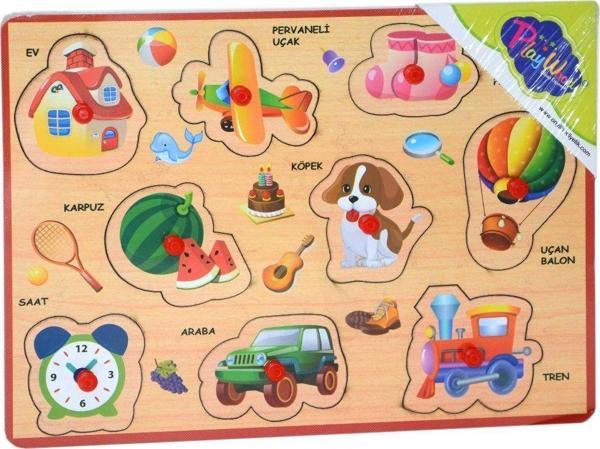 Onyıl Oyuncak 290/291 Onyıl, Ahşap Tutmalı Karışık Serisi - Image 1