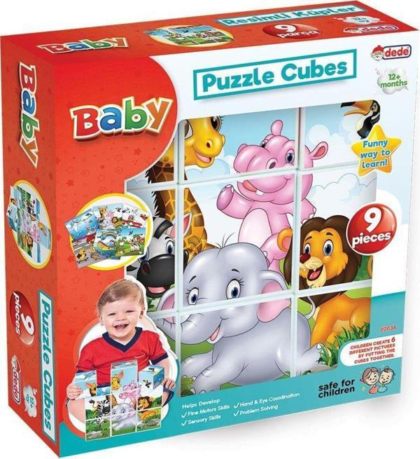 Fen Toys 02034 Resimli Küpler 9 Parça -Dede - Image 1