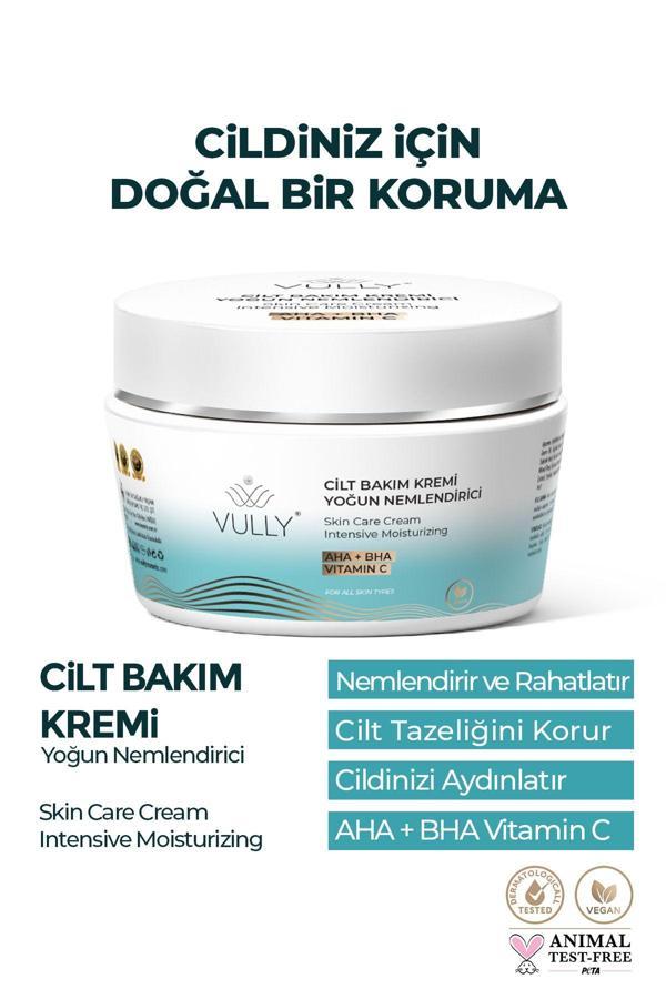 Vully Aydınlatıcı -Nemlendirici-Renk Tonu Eşitleyici Ve Yenileyici Yüz Kremi 50 Ml (Aha+Bha+Vitamin C ) - Image 1