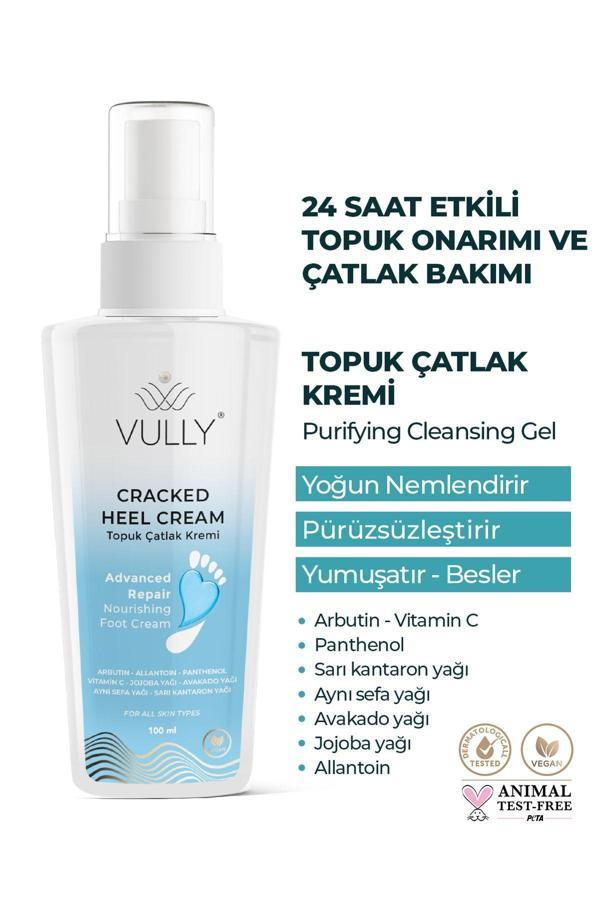 Vully Çatlak Onarıcı Ve Beyazlatıcı Ayak Ve Topuk Bakım Kremi 100 Ml - Image 1