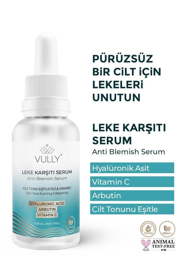 Vully Cilt Tonu Eşitleyici - Onarıcı - Leke Karşıtı Serum 30Ml (%2 Arbutin -% 2Hyaluronic - %2 Vitamin C) - Image 1