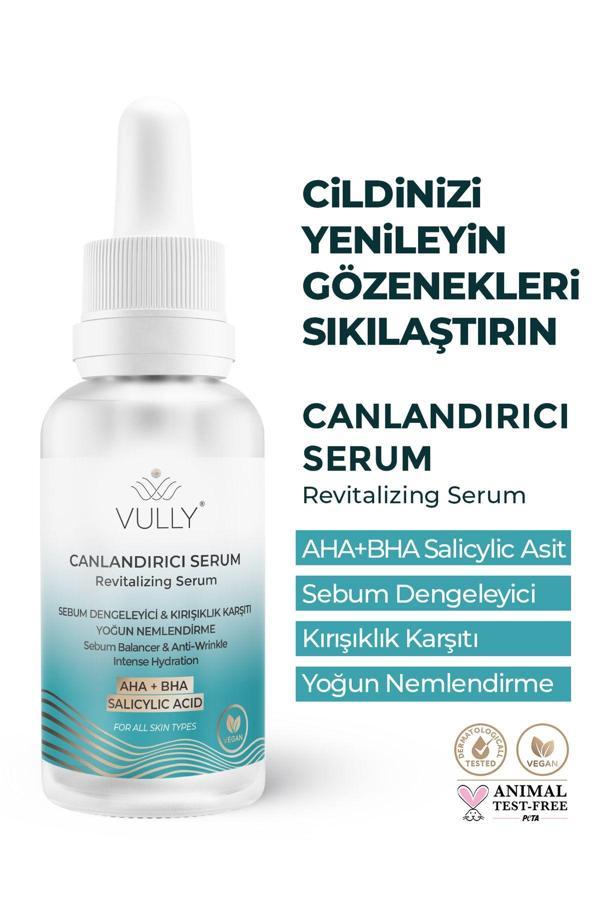 Vully Kırışık Karşıtı - Sebum Dengeleyici - Yoğun Nemlendirici Canlandırıcı Serum 30 Ml (%10 Aha %2 Bha) - Image 1