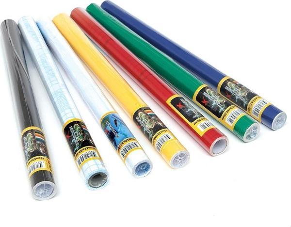 İnox Yapışkanlı Asetat Renkli 45 Cm X 2 Metre 4322 Karışık Renk (96 Lı Koli) - Image 1