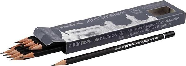 Lyra 669 Kurşun Kalem (Hb) Rembrandt Art Design L1110100 (12 Li Paket) - Image 1