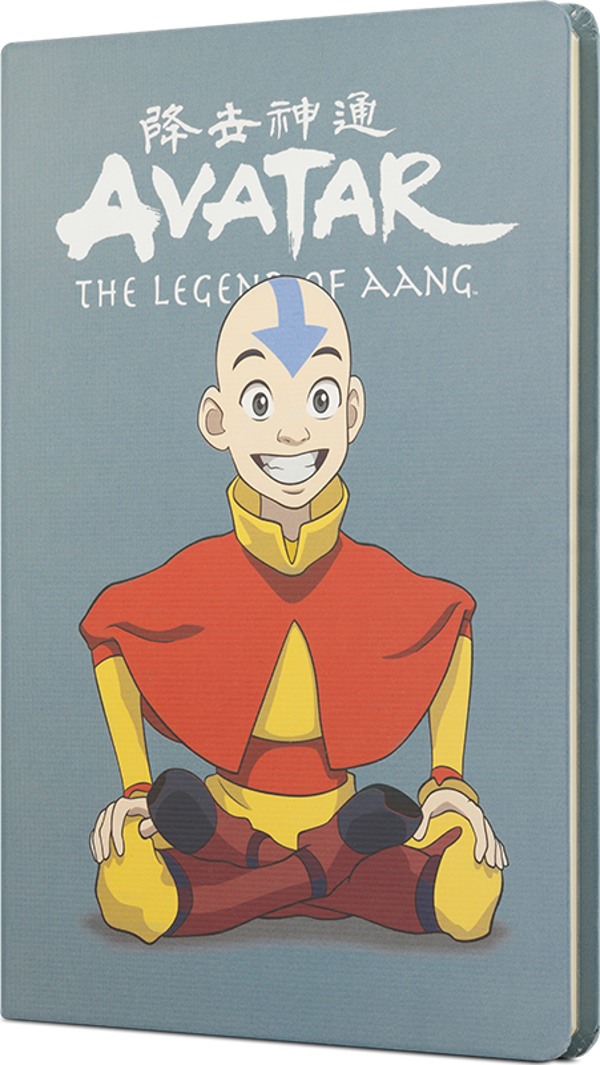 Mabbels Avatar Aang Sert Kapak Butik Not Defteri Gri 80 Yaprak Çizgisiz 15X21Cm Dft-388098 - Image 1