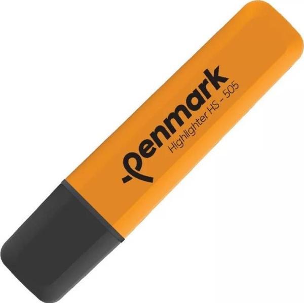 Penmark Neon Fosforlu Kalem (İşaret Kalemi) Turuncu Hs505-03 (10 Lu Paket) - Image 1
