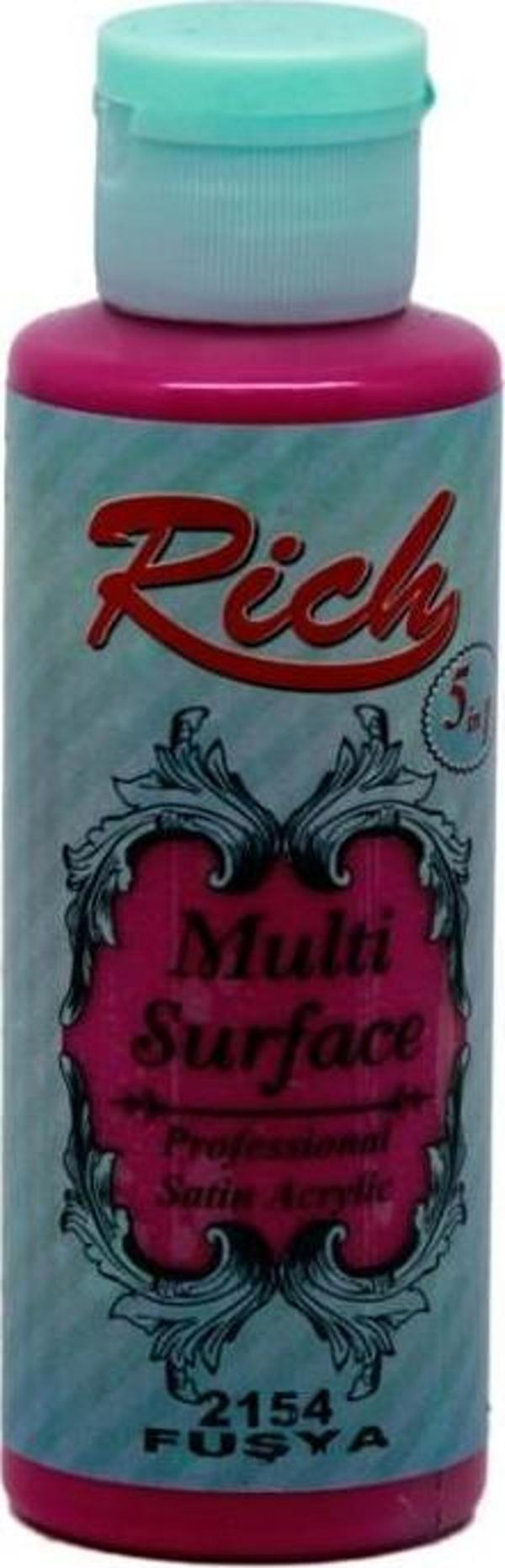 Rich Akrilik Boya Multi Surface 120 Cc Fuşya 120-2154 - Image 1