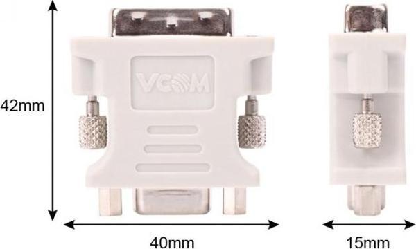 Vcom Dvi 24+5 Erkek To Vga Dişi Dönüştürücü Ca301 - Image 1